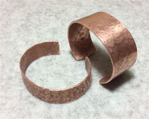 Handmade Copper Bracelet Homemade Tools Blacksmithing Napkin Rings
