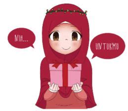 Gambar kartun muslimah nussa & rara. Kartun Muslimah by Ay Humaeni sticker #10307856 in 2020 ...