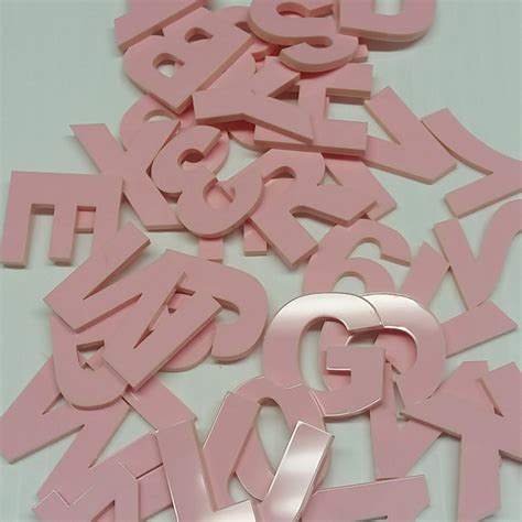 Pack Of 36 Acrylic Letters 3mm Thick Laser Cut 30mm