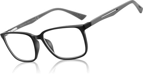 matte black large frame reading glasses men to look modern with high vision sturdy