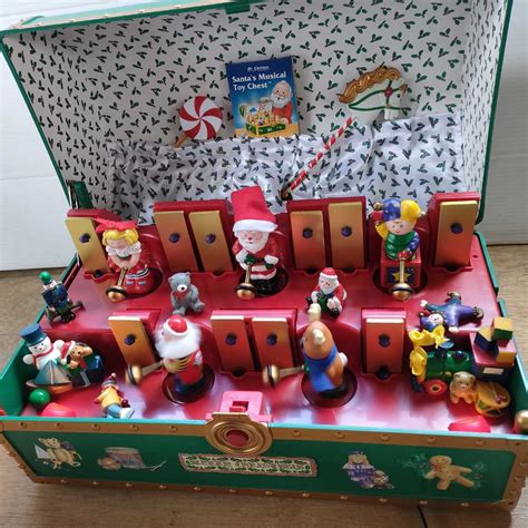 Santas Musical Toy Chest クリスマス 電動オルゴール 100v サンタミュージカル E20オルゴール｜売買された