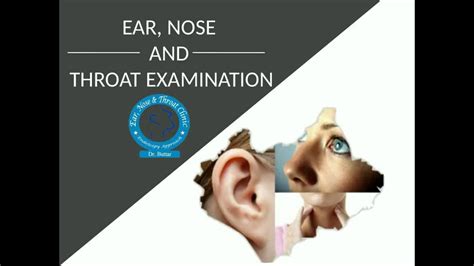 Ear Nose And Throat Examination Nose Ear Throat