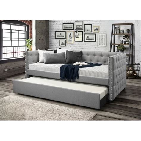 Freddie twin daybed with trundle. Dangelo Upholstered Twin Daybed with Trundle | Daybed with ...