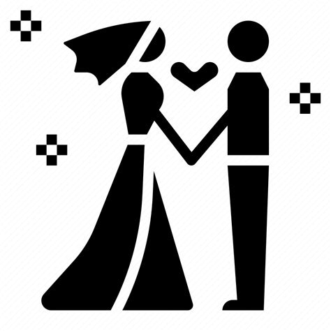 Bride Couple Groom Love Married Wedding Icon Download On Iconfinder