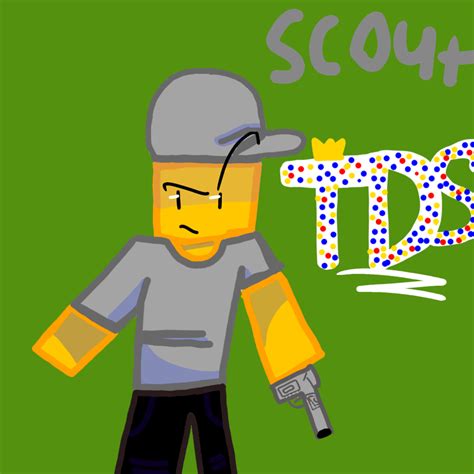 First Character From Tds Its Scouth Here Tdsroblox