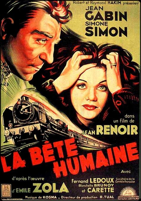 l âge d or du cinéma français les plus belles affiches du cinéma français la bête humaine