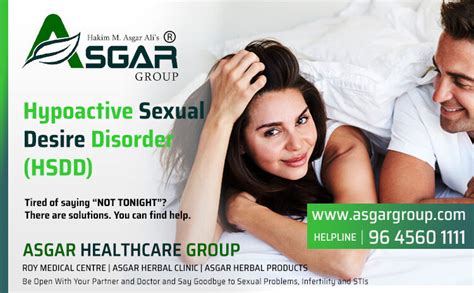 Hypoactive Sexual Desire Disorder Hsdd Asgar Healthcare Group®