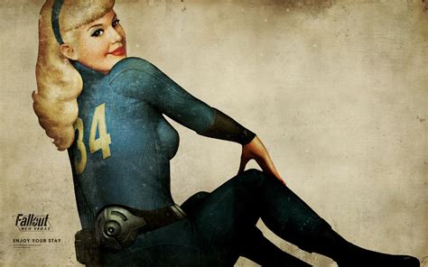 Vault 34 Pinup Girl Fallout 3 Wallpaper