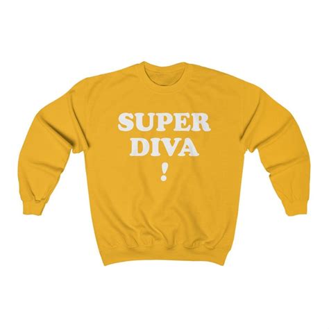Super Diva Ruth Bader Ginsburg Diva Sweatshirt Rbg Supreme Etsy