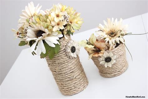 Diy Rope Vase Centerpiece How To Nest For Less