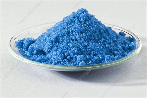 Hydrated Copper Ii Sulphate Crystals Stock Image C0047690