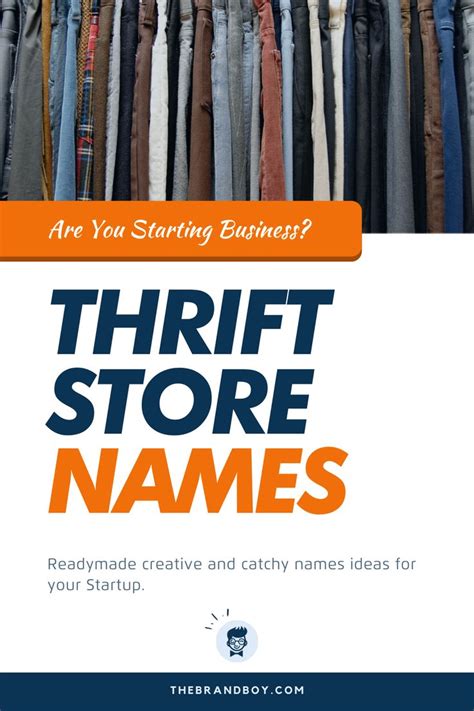 459 Best Thrift Store Names Ideas Thebrandboycom Store Names