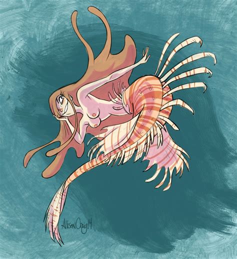 Allison Craigs Blog Lionfish Mermaid