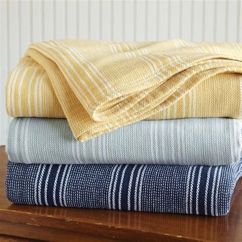 Just Found This Cotton Summer Blankets Lightweight Yarn Dyed Striped