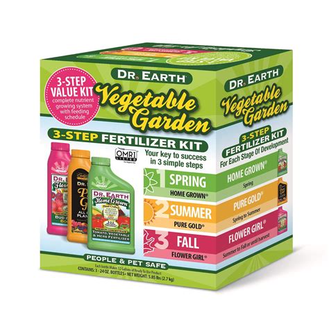 Some require higher amounts of nitrogen every year before you plant your vegetable garden, you'll need to apply a mixed fertilizer to maintain the overall fertility of the soil bed. Vegetable Garden 3-Step Fertilizer Kit - Dr Earth