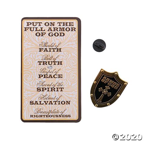 Armor Of God Pins On Cards In 2020 Armor Of God Cards Oriental Trading