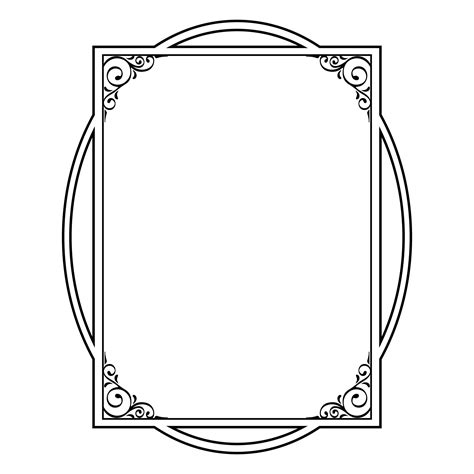 10 Best Paper Frame Template Printable