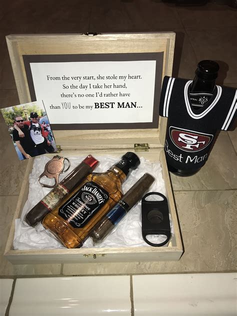 Best Man Gift Idea Something We Put Together And Will Be Given As A Birthday Gift Best Gifts