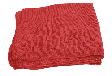 microfiber cloth red 14 x14 high density aaa vacuum superstore