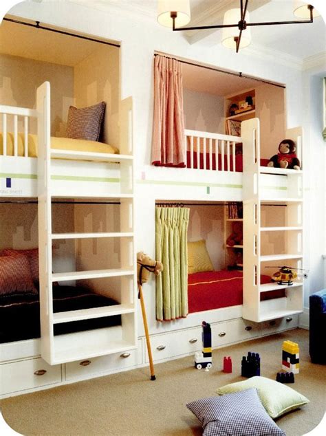 Frames with fixed desks provide an ample workspace for homework as well as crafts and other projects. Modern Country Style: Girls' Bedrooms: Bunk Beds