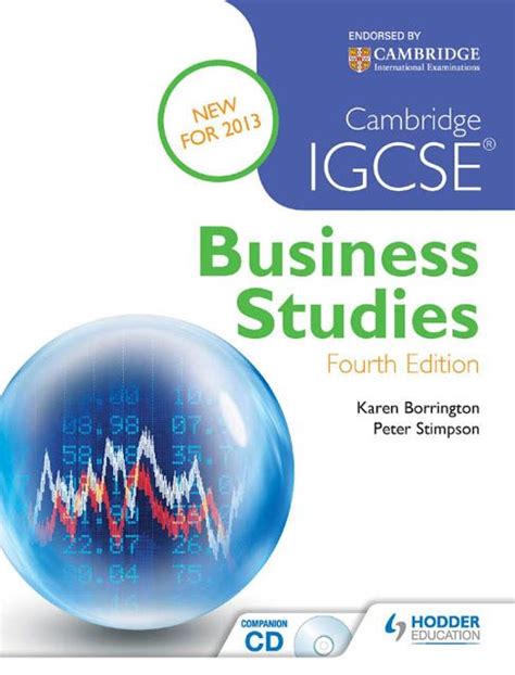 Cambridge Igcse Business Studies Karen Borrington Peter Stimpson Book