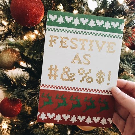 Merry Christmas Blogger Secret Santa Reveal 2018 Christmas Card