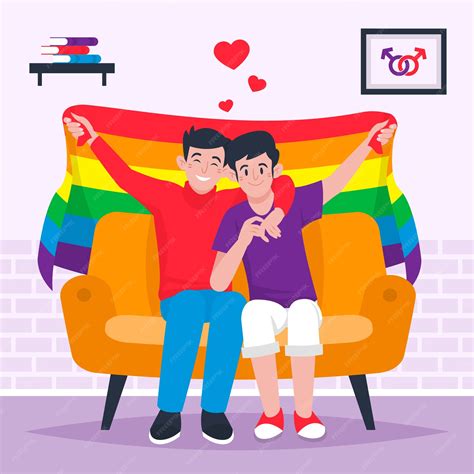 premium vector flat lgbt pride month illustration