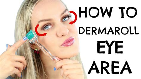 Diy Remove Undereye Bags And Crows Feet With Dermaroller Youtube