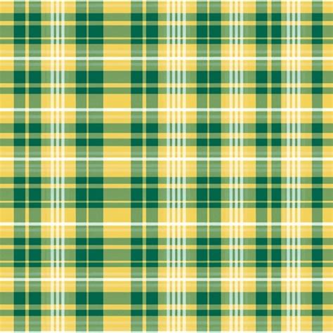 Premium Ai Image A Green And Yellow Plaid Fabric With White Lines