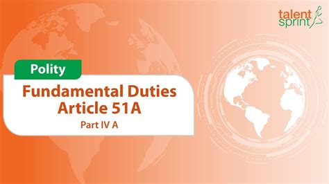 Fundamental Duties Article 51a Polity General Awareness