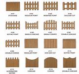 Different Styles Of Wood Fencing Photos