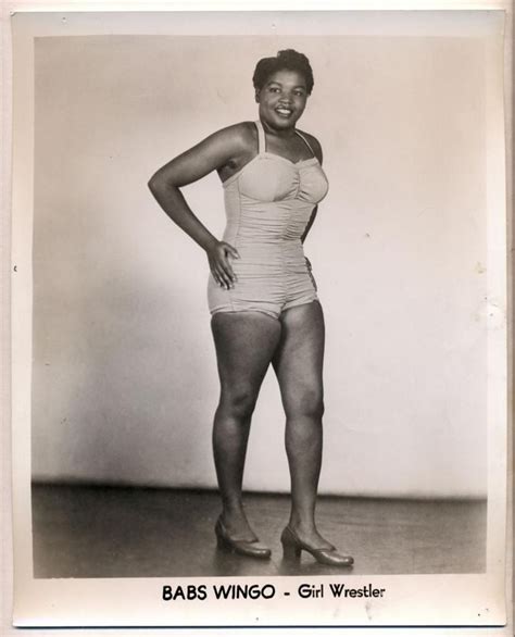Vintage 1950s African American Pro Female Girl Wrestling