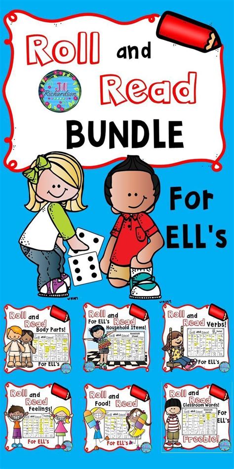 Esl Games Roll And Read Bundle Of Basic Ell Activities Distance
