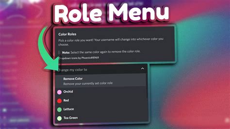 How To Make Discord Dropdown Reaction Roles With Sapphire Youtube