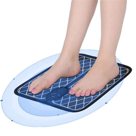 Battery Type Ems Intelligent Portable Electric Foot Pad Massager Foot Massager Remote Control