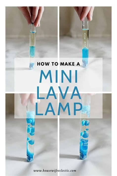 How To Make A Mini Lava Lamp Housewife Eclectic