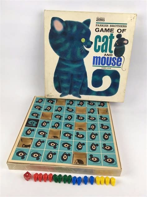 Chase the mouse for cats results from 6 web search engines. Parker Brothers Game Of Cat And Mouse Vintage 1964 Family ...
