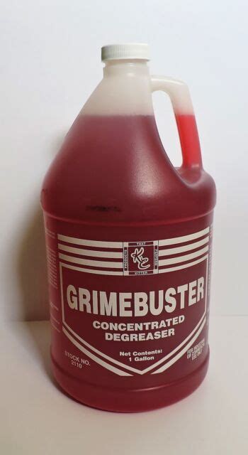 Grimebuster 2110 Concentrated Degreaser Cleaner Grime Buster Gallon Ebay
