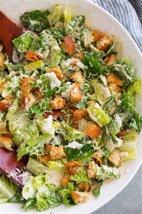Caesar Salad Recipe With Homemade Caesar Salad Dressing Cooking
