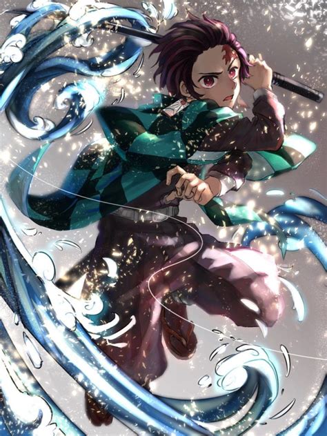 All orders are custom made and most ship worldwide within 24 hours. Tanjiro Kamado Wallpaper | demon slayer wallpaper iphone in 2020 | Anime demon, Anime images, Anime