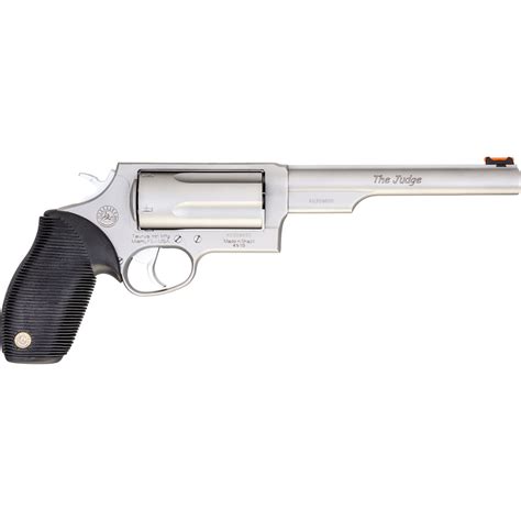 Taurus Judge Magnum Revolver 45 Colt410 5 Rd Stainless Frameblk Grip