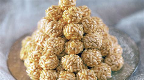 Caramel Puffed Rice Balls Sweet Recipes Puffed Rice Puffed Rice Cakes