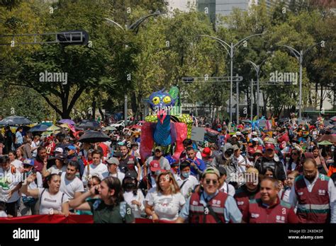 Mexico City Mexico St Oct An Alebrije Passes Over Paseo De