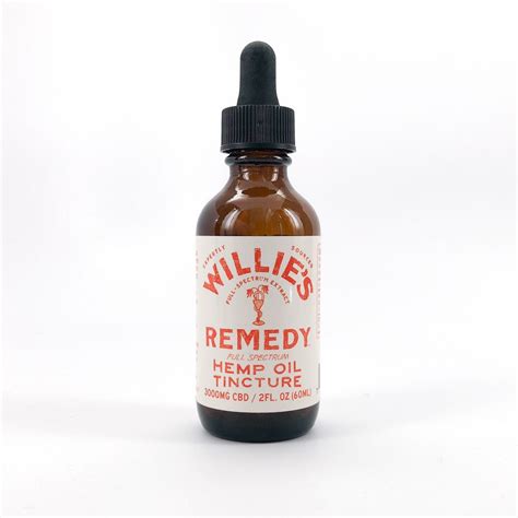 When cbd isolate and full spectrum cbd oil face off, many are undecided which is better. Willie's Remedy Full Spectrum Hemp Oil Tincture 3000MG CBD ...