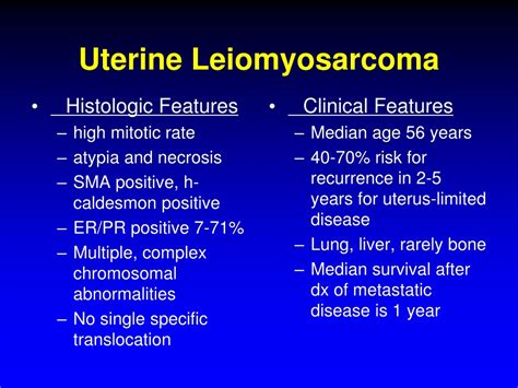 Ppt How To Tell A Sarcoma From A Myoma Gynecologist S Point Of