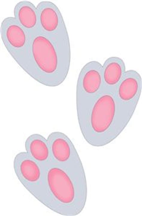 Printable bunny template (found at the bottom). Pawprint clipart bunny, Pawprint bunny Transparent FREE ...
