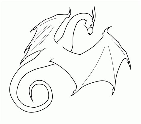 Free Dragon Outline Drawing Download Free Dragon Outline Drawing Png