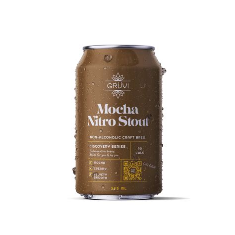 Mocha Nitro Stout Grüvi Alcohol Free Beer And Wine