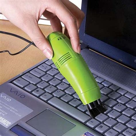 Mini Computer Usb Vacuum Keyboard Cleaner Pc Laptop Printer Brush Dust