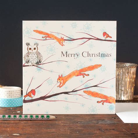 Personalised Winter Woodland Christmas Cards By Gabriella Buckingham